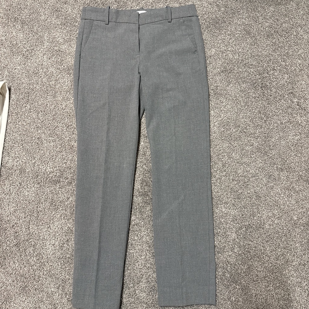 J. Crew Elegant Gray Trousers